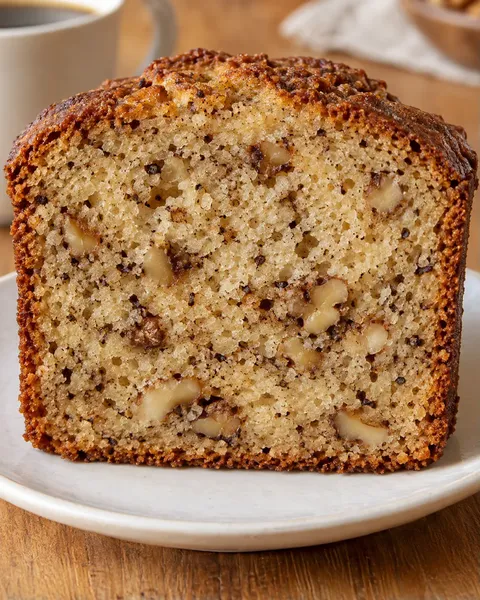 Plumcake al burro — caffè, noci