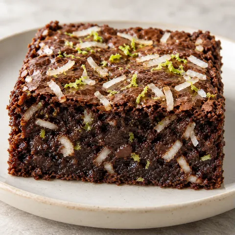 Brownie — cocco, lime