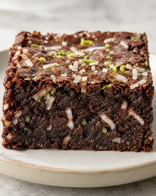 Brownie — cocco, lime