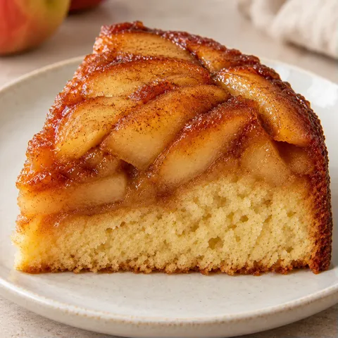 Torta rovesciata — mele, cannella