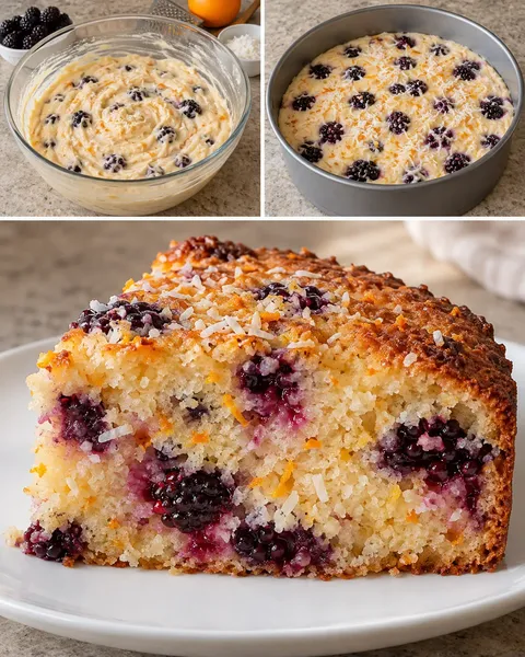 Torta allo yogurt — more, arancia, cocco