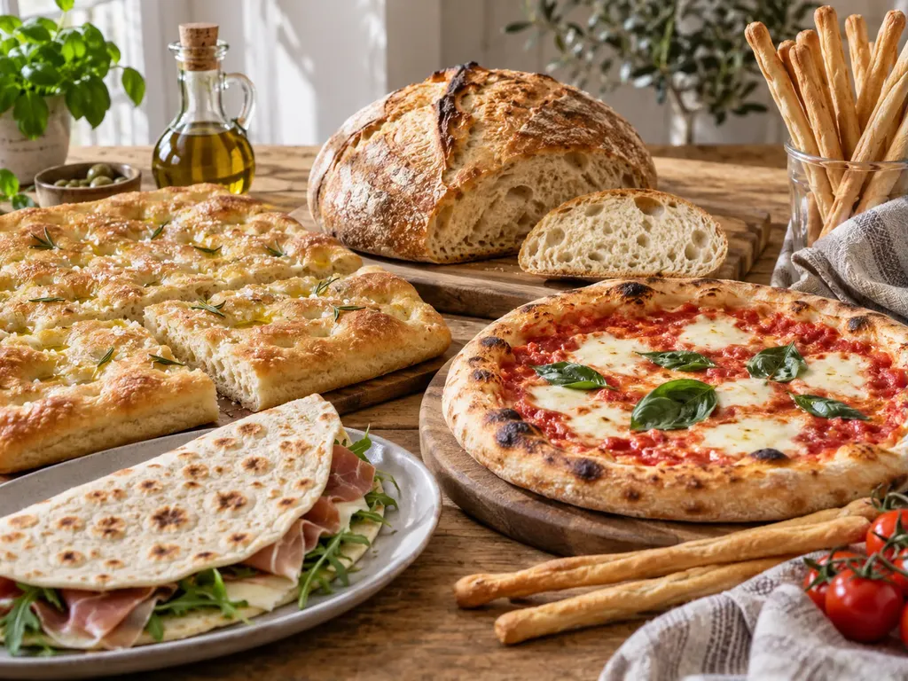 Immagine editoriale della categoria Pane, pizza e focacce